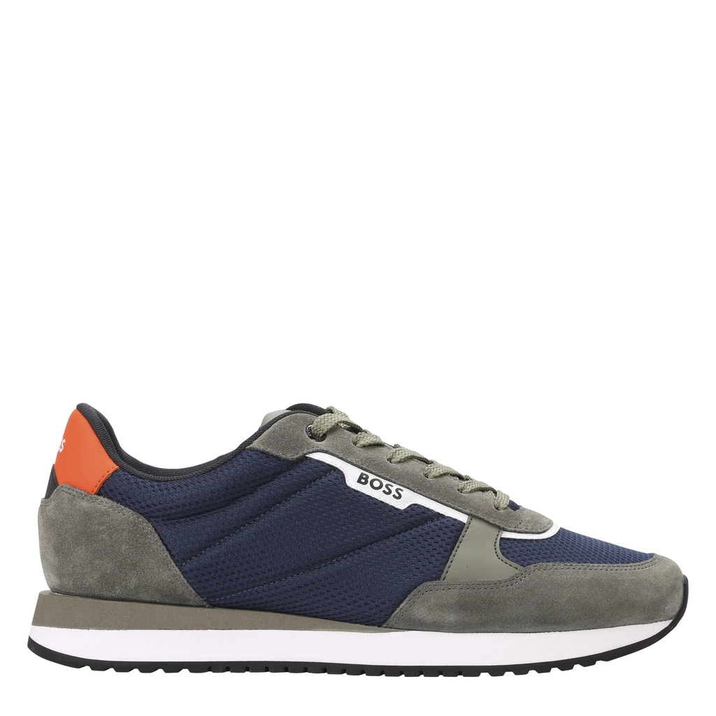 Hugo Boss Kai Runn Mesd 10263191 01 Low-Top Trainers Mens - Open Blue